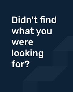 didn`t find what you were looking for?