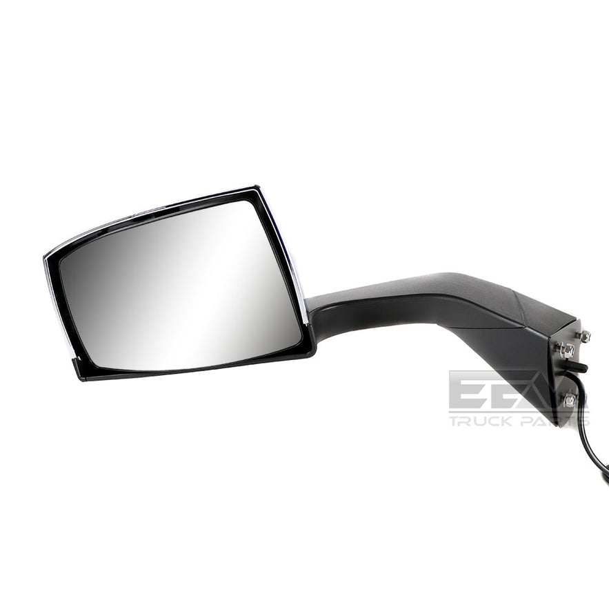 Volvo VNL 2004-2015 Hood Mirror Chrome With LED Turn Signals