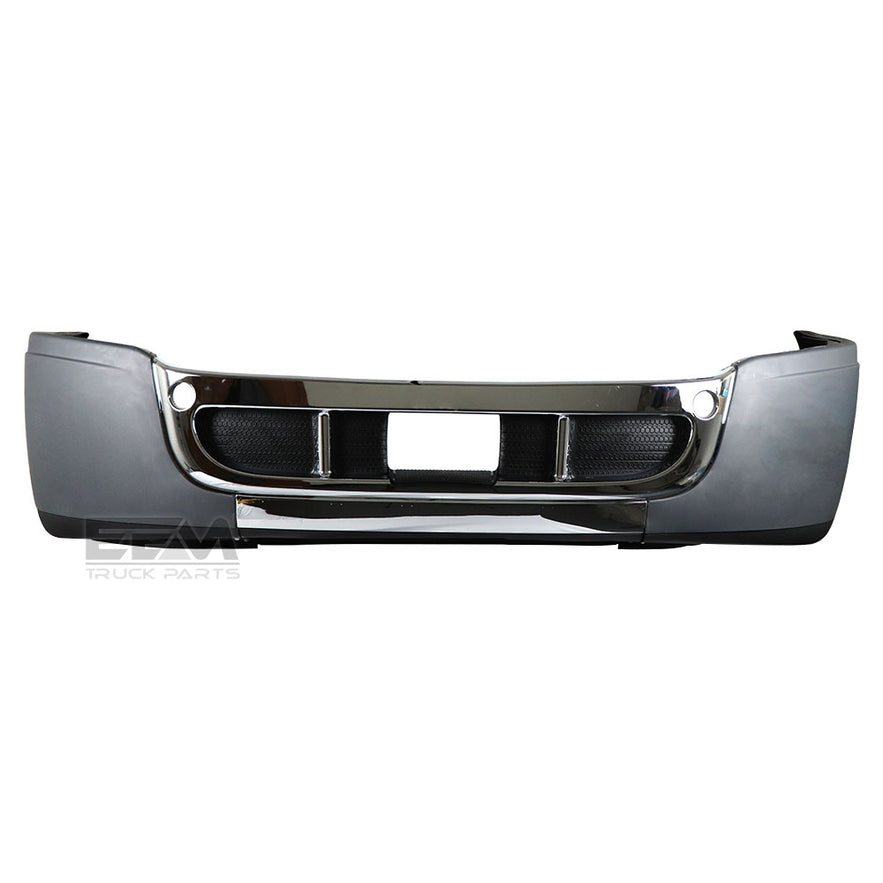 Freightliner Cascadia 2008-2017 Front Bumper With Chrome Without Hole For Fog Lamp