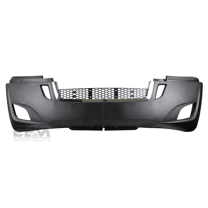 Freightliner Cascadia 2018-Current Front Bumper Plastic With Chrome Trim