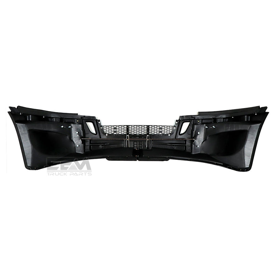 Freightliner Cascadia 2018-Current Front Bumper Without Hole For Fog Light With Chrome Trim