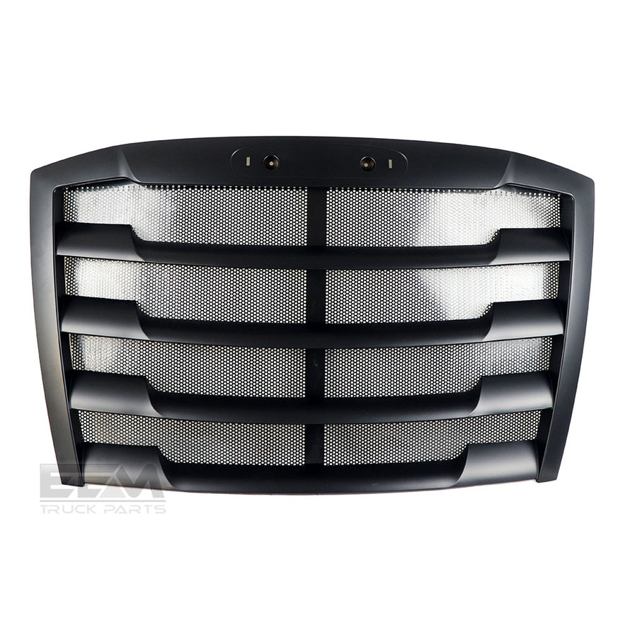 Freightliner Cascadia 2018-Current Black Grille With/ Bug Screen